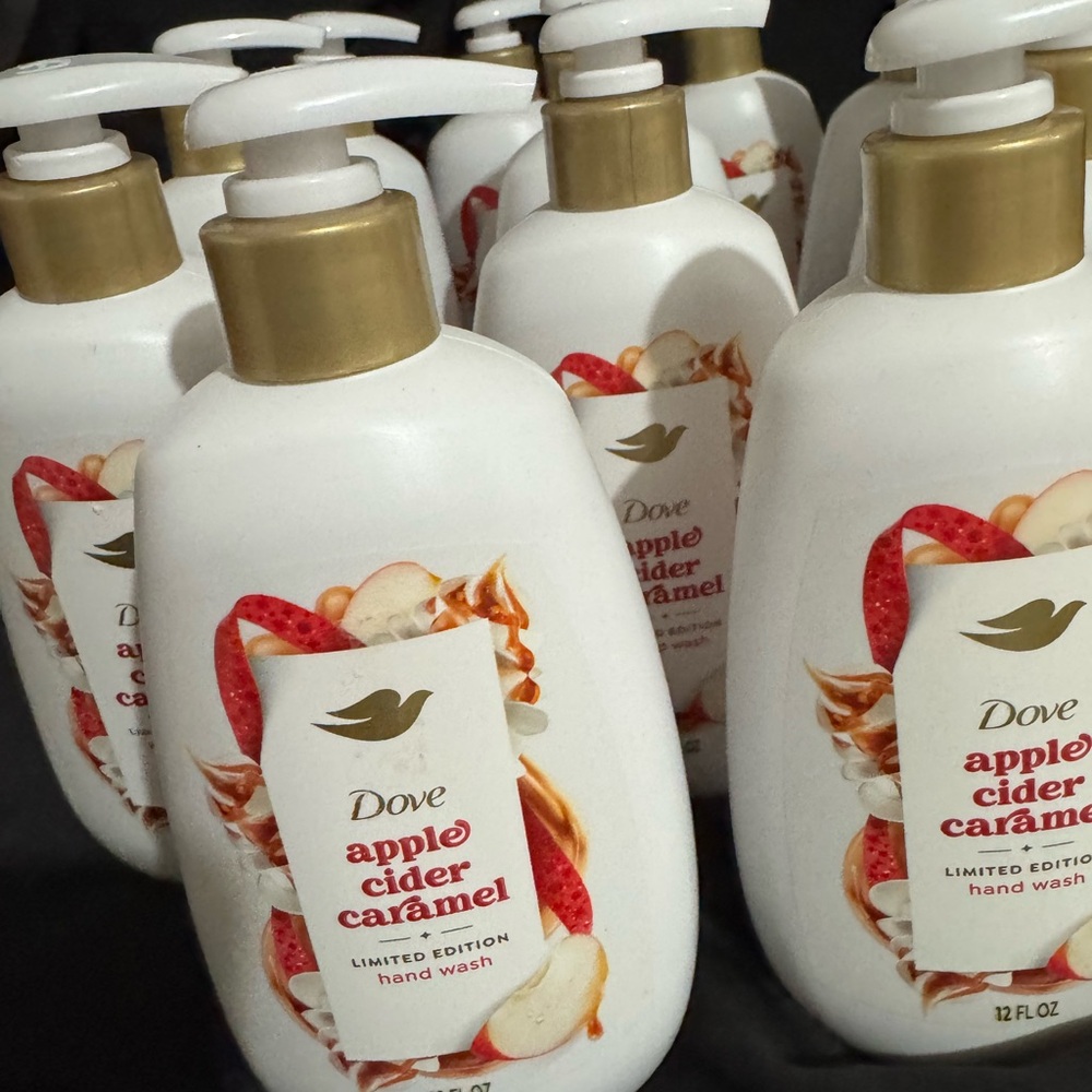 12 Dove Apple Cider Carmel Holiday Edition Hand Soap 12F Each NEW - Picture 2 of 6